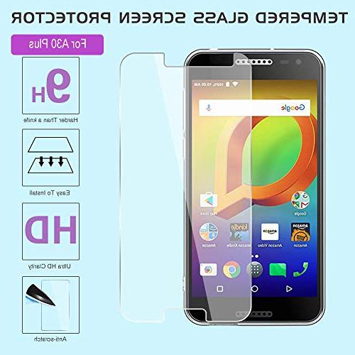 T-Mobile REVVL Walters/ A30 Plus Case with Screen Protector,LeYi Protective Case for A30 Fierce 2017 Turquoise